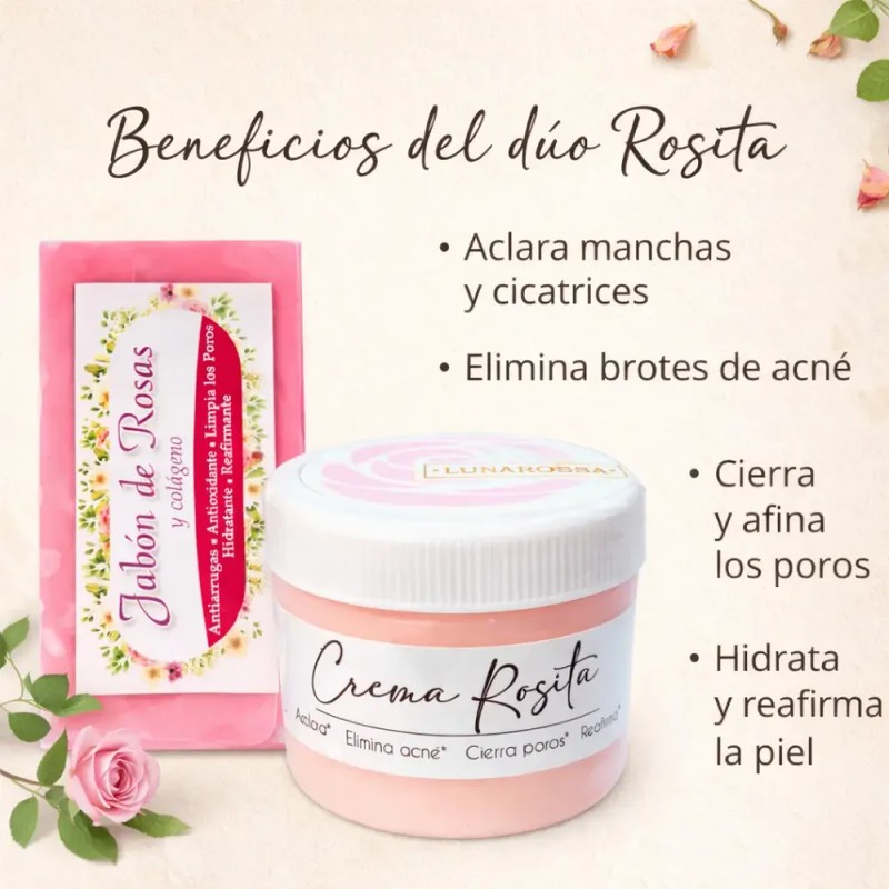 Crema Rosita De Obregón Y Jabón Originales 100gr Natural