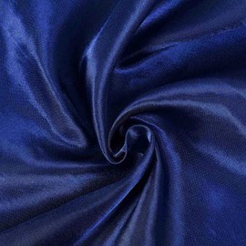 Balsa Circle 10 pcs 72x72 inch Navy Blue Square Tablecloth Satin Fabric Overlays Linens | Table Cloths Cover for Wedding Party Banquet Reception Events Decoration Kitchen Dining Events Kitchen Dining