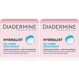 Hydralist – Gel Gesichtscreme mit Hyaluronsäure – Durstlöschend, feuchtigkeitsspendend und erfrischend – 50 ml – 2 Stück