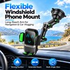 Suction Cup Car Phone Holder for Hands-Free Driving – Adjustable
