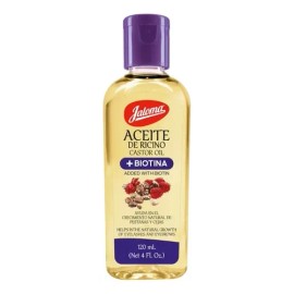 Aceite Jaloma Ricino+biotina 120 Ml Para Cejas Pestañas 2 Pz