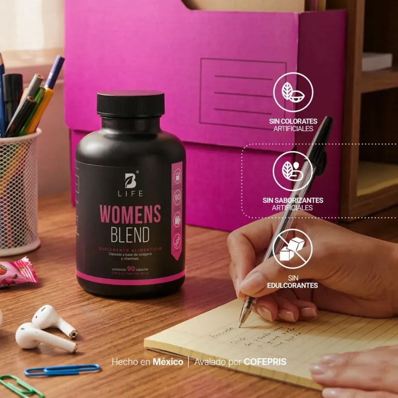 Multivitamínico De Mujer 90 Cápsulas Vitaminas Mujer B Life