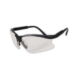 Gateway Safety 16MC20 Scorpion MAG Safety Glasses, 2.0 Diopter Magnification, Clear Lens, Black Frame