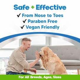 Lick Safe Dog Paw Pad Balm 2 Oz - Dog Nose Balm for Dry Nose - Safe Effective Paw Balm for Dogs to Fix Dry Cracked Paws - Dog Paw Protector from Heat, Sand, Snow - Easy to Use Paw Soother for Dogs