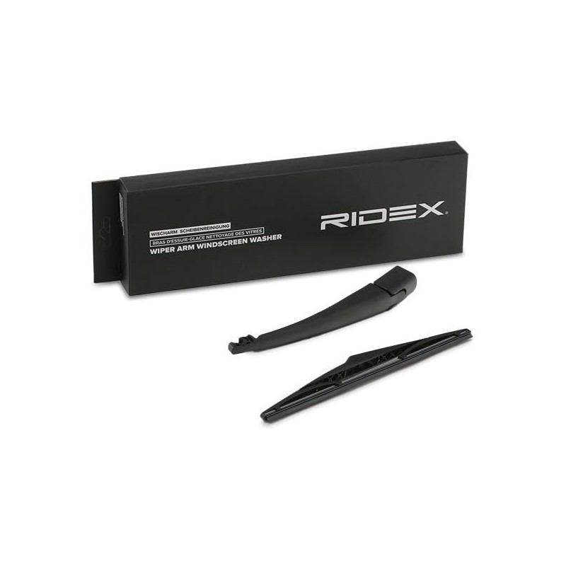 RIDEX Windscreen Wiper Arm 301W0118 Rear with Cap and Wiper