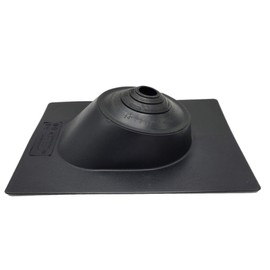 EAGLE 1 - Shingle Roof Pipe Flashing, Metal & Plastic Base, Copper Base, Shingle Roof Flashing (Multiple Colors and Sizes) Free Roofing Nails and Gloves Included (4N1, Hardbase Plastic)