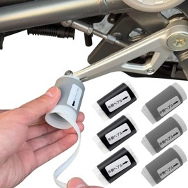 FACETHALO 6 Pcs Motorcycle Shift Guard Motorcycle Shift Pedal Cover Shoe Dirt Resistant Abrasion Resistant Rubber Sleeve Shift Lever Protection Easy Installation Bike Accessories