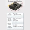 ERYUE 50W + 50W BT 5.1 Audio Power Amplifier Portable