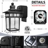 Dusk to Dawn Outdoor Lights with GFCI Outlet Sensor Outside