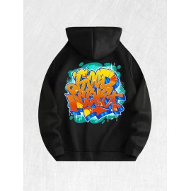 GOOD VIBES Graffiti Hoodie 100% Cotton US Warehouse 7 ColorsColor: Black, Size: M