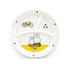 Miffy round three 仕切 Lunch Plate 23 cm Diameter cm