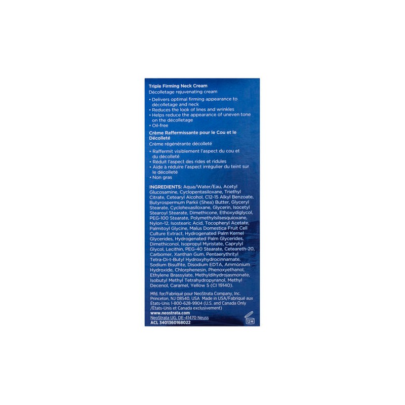 NEOSTRATA Skin Active Triple Firming Neck Cream 80g