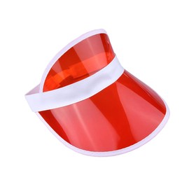 The Glowhouse Unisex Retro 80s Sun Visor for Golf, Tennis, Stag Parties & Poker Parties - Neon, rose