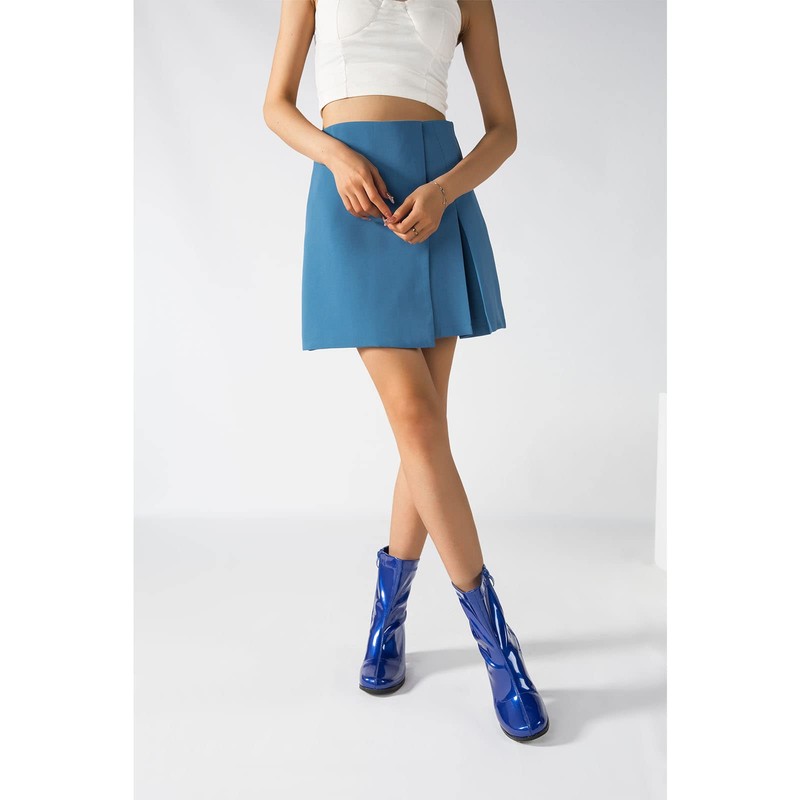 LIURUIJIA Botas Go Go para mujer con tacón de bloque