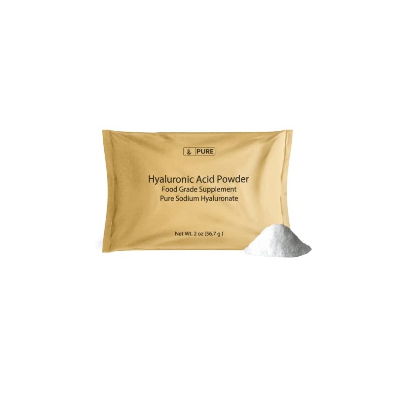 Pure Original Ingredients Hyaluronic Acid (2oz) Water Soluble, Fine Powder