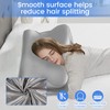 Pillow Case Cover with Zipper, Smooth Pillowcase, Soft Cervical Neck