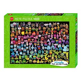 1000 Piece Heye Doodle Rainbow Puzzle