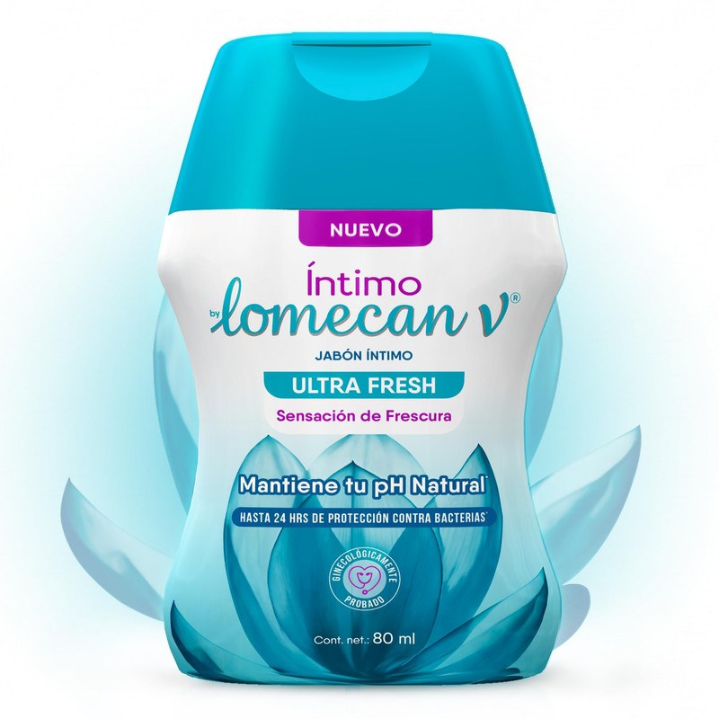 LOMECAN Ultra Fresh Jabón Líquido Intimo Versión De Bolsillo. Contiene