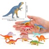 DERAYEE 32 Pieces Mini Dinosaur Toy Dinosaur Gift for Boys