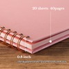 potricher 8 x 8 Inch DIY Scrapbook Album 40 Pages