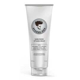 Avenue Man Sleek Finish Styling Cream - Productos Para El Cabello De Fijación Natural Y Firme Con Extractos De Hierbas Para Peinados De Espalda Resbaladiza - Sin Parabenos Y Sin Sulfatos
