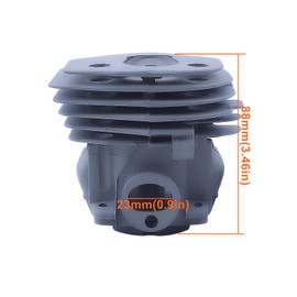 Mtanlo 47mm Cylinder Piston Gaskets Kit for Husqvarna 357XP 359 Rancher EPA 357 XP Big Bore 2156 2159 Chainsaw Decompression Valve Spark Plug Needle Bearing 537157302 537157304