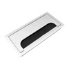 WANGCL 2Pcs Square Desk Grommet Aluminum Cable Hole Cover 160