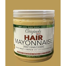 Africa's Best Hair Mayonnaise Deep Conditioner Helps & Treat & Repair Hair 15 oz