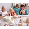 GoldenBakeryFamily 10 Pcs Cake Boxes,12x12x8 Inches White Bakery Boxe with