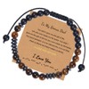 Bonus Dad Stepdad Gifts from Son Daughter Morse Code Bracelet