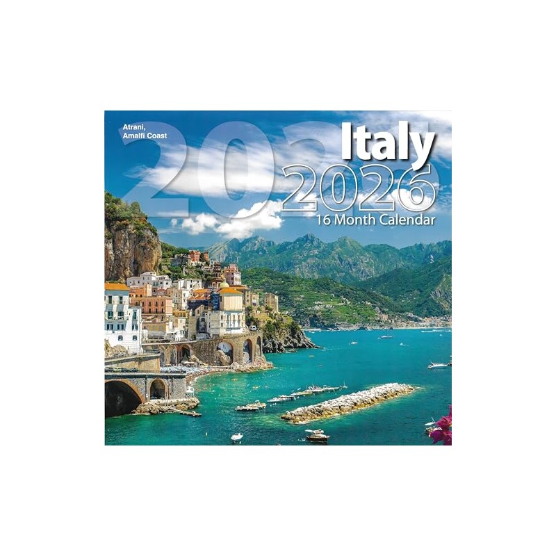 2026 Italy Full Size Wall Calendar for Planning, Scheduling, and