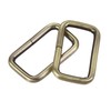 sourcing map Metal Rectangle Ring Buckles 38x20mm for Bags Belts