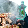 YAPKOLV Grillwursthalter Aus Edelstahl, Kreativer Stehender Mann Wurst Grillständer, Tragbarer