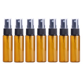 UPSTORE 12Pcs 20ml/0.7oz Glass Spray Bottles Empty Refillable Fine Mist Spray Bottle Dispenser with Cap Essential Oil Liquid Containers Jar for Perfume