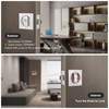 Malimali Pocket Door Lock, Brushed Steel Pocket Door Hardware Square