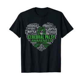 Cerebral Palsy Awareness Hope Support Strong Warrior T-Shirt
