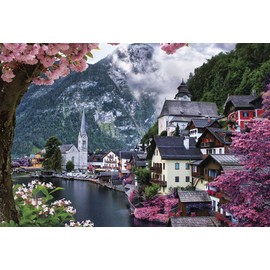 Hallstatt Waterside Flowers 1000 Piece Jigsaw Puzzle (1000-109)