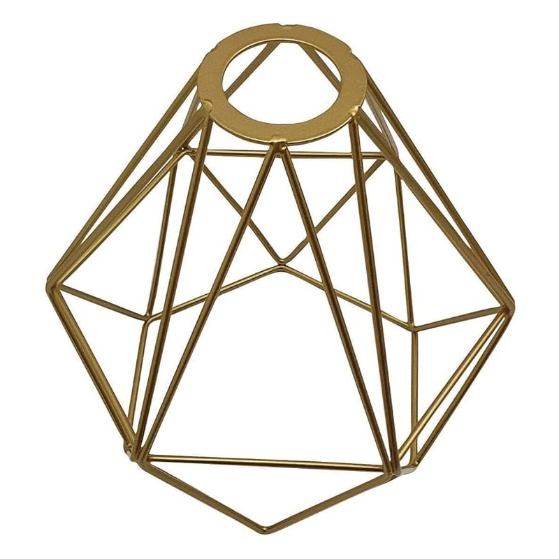 LEDSone Modern Geometric Easy Fit Gold Diamond Pendant Ceiling Light