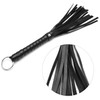 2 PCS 28-inch and 11.8-inch Black Riding Whip, fine Soft