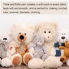 MECCANIXITY Fur Yarn Soft Fluffy Chunky Yarn Fuzzy Eyelash Yarn