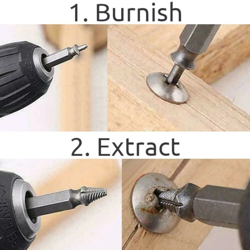 Miniduino Damaged Screw Extractor Get It Out Drill Bits 4