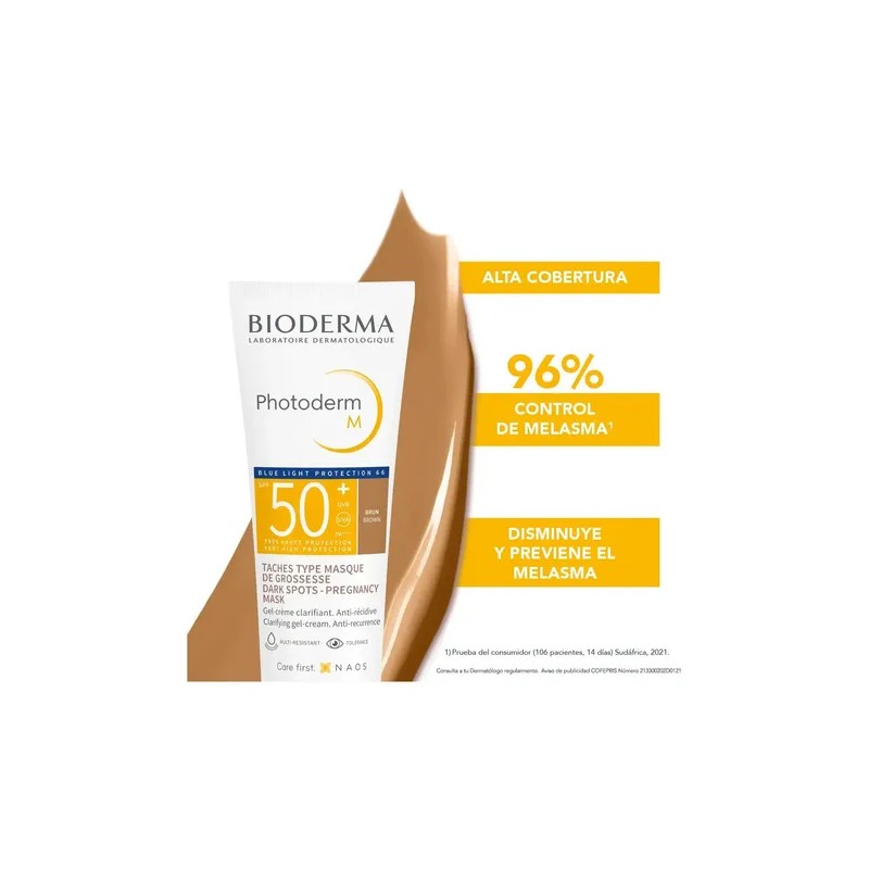 Protector Solar Bioderma Photoderm M Manchas Spf50+ T.brown
