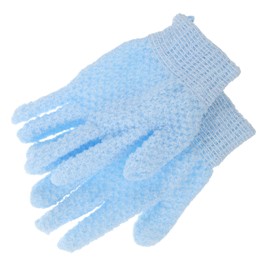 Ipetboom Bath Exfoliating Gloves for Women Body Scrubber Mitts Loofah for Hand Spa