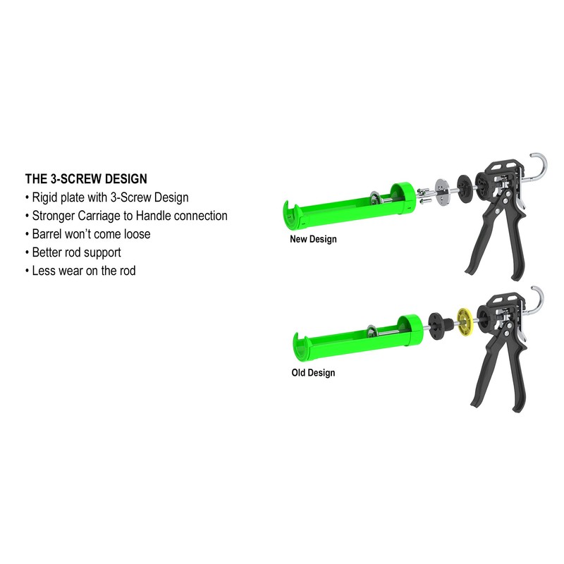 Albion Engineering Company B12 B-Line Manual Cartridge Caulking Gun, 1/10