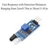 IR Infrared Obstacle Avoidance Sensor, 3-Wire Sensor Module Electrical Part