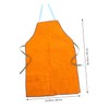TEHAUX 1pc Welding Apron Heat Insulation Multi-Purpose Protective Gear for