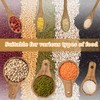 Wooden Measuring Cups and Spoons Set - Eco-Friendly Solid Acacia
