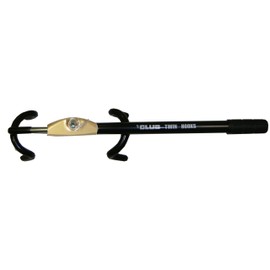 Winner International The Club 3100 Twin Hooks Steering Wheel Lock, Black/Gold