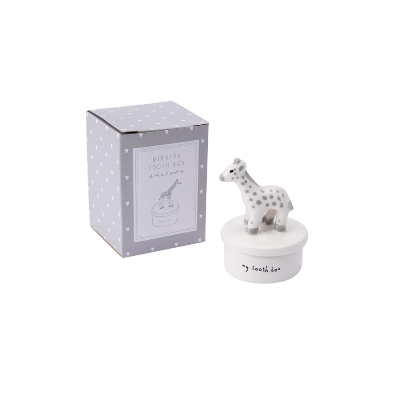 CGB Giftware | Baby Giraffe Tooth Box | Tooth Organiser