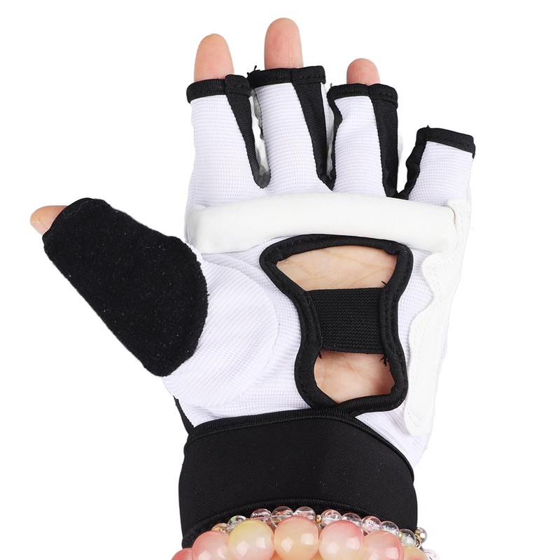 Half Finger Boxing Gloves Adjustable Comfortable for Kickboxing Fighting Punching